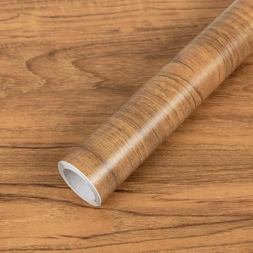Wood Grain Contact Paper Peel and Stick Self Adhesive Brown Wallpaper by practicalWs