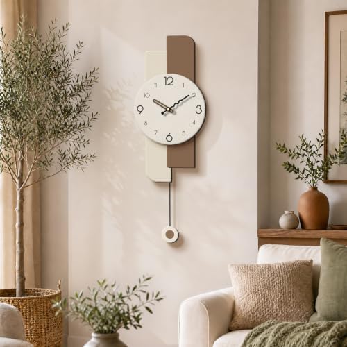 Modern Minimalist Pendulum Wall Clocks - Image 4