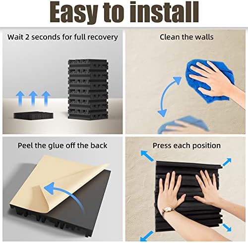 Sound Proof Foam Panels 48 Pack, and Gaming Room - Image 6