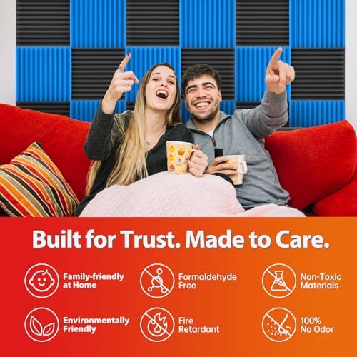 24 Pack Acoustic Panels – Sound Proof Foam Panels - Image 5