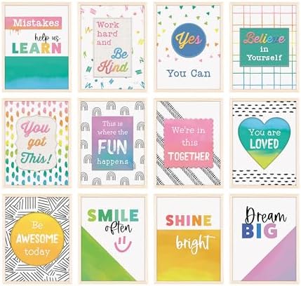 Carson Dellosa Creatively Inspired 12-Piece Posters, Motivational 8.5" x 11 by CarsonDellosaEducation