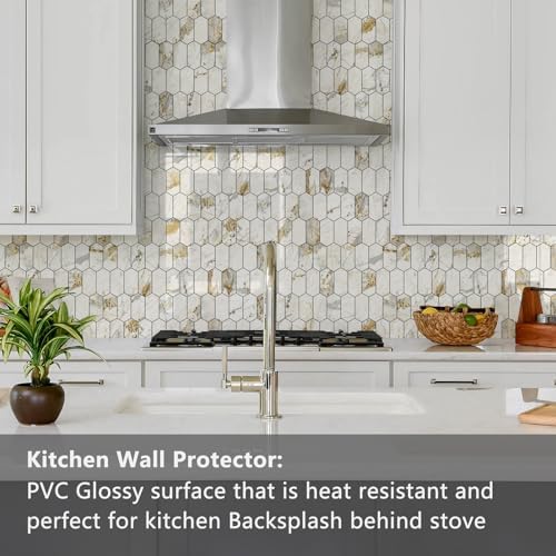 Vamos Tile Long Hexagon Peel and Stick Backsplash Tile - Image 3