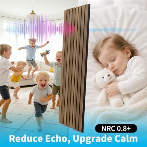 Art3d 94.5 x 12.8 in Soundproof Wood Textured Wall Panel - Image 6