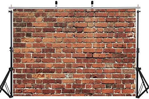 AIIKES 10x8FT Red Brick Wall Photography Backdrop Thin Vinyl Photo Backdrops by AIIKESbackdrop