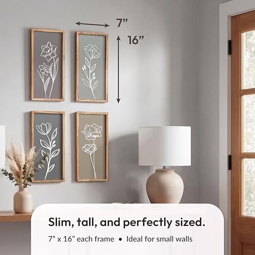 Tide and Tales 3d Framed Wall Art, Floral Boho Wall Decor - Image 3