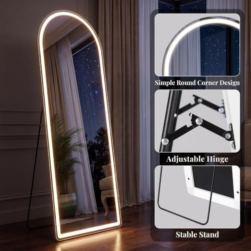 26"x71" Arched Full Length Mirror - Image 3
