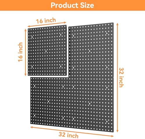 TORACK 4 PCS 16 x16 in Pegboard Panels - Image 3