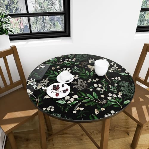 Laatse Vintage Dark Green Floral Leaf Peel and Stick Wallpaper 17.5"x787" - Image 6