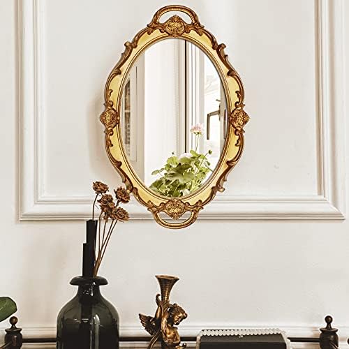 Eaoundm 14.5 x 10 inchs Smallest Oval Antique Mirror - Image 2