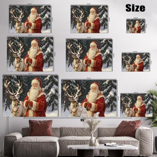 AVANT GARDE CANVAS Christmas Canvas Wall Art, Santa Claus - Image 6
