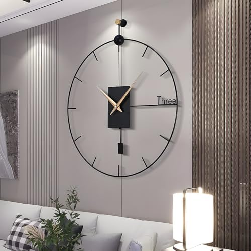 Large Wall Clock Living Room Decor 23"Modern Wall Clock - Image 2