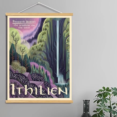 Middle Earth Landscape Wall Art Prints Canvas PaintingFantasy Posters, Wall - Image 2