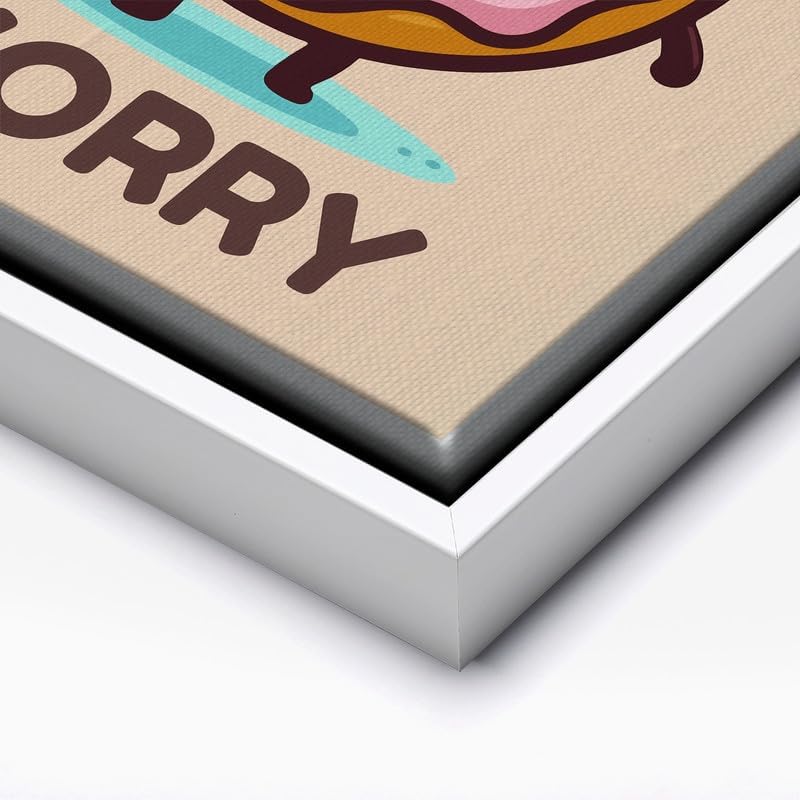 InkFlow Posters Donut Worry Canvas Poster - Image 2