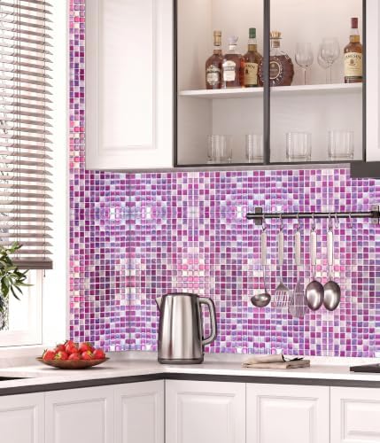 Yoillione 3D Mosaic Tile Sticker Removable Wallpaper Tile, 3D Self Adhesive - Image 6