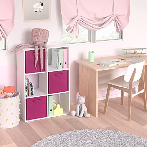 ClosetMaid Cubeicals 6 Cube Storage Shelf Organizer Bookshelf, Vertical or - Image 2
