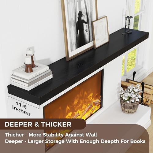72" Wide x 12" Deep Floating Shelves - Image 5