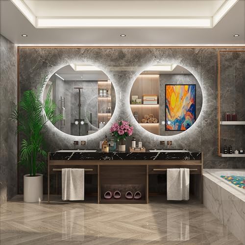 42 Inch Round LED Bathroom Mirror - Image 6