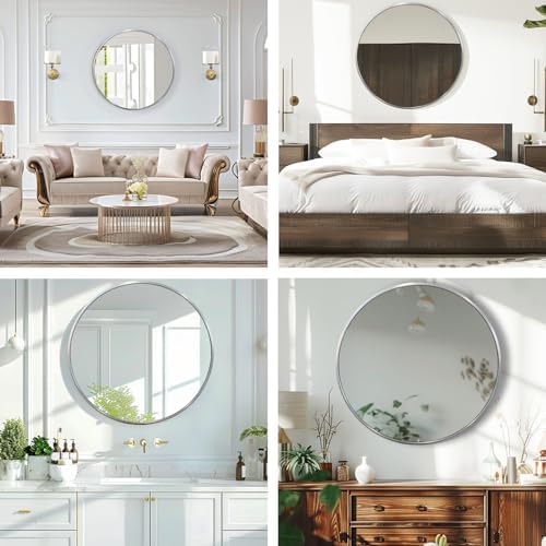 Round Bathroom Mirror, Circle Mirror, 1 Pack - Image 5