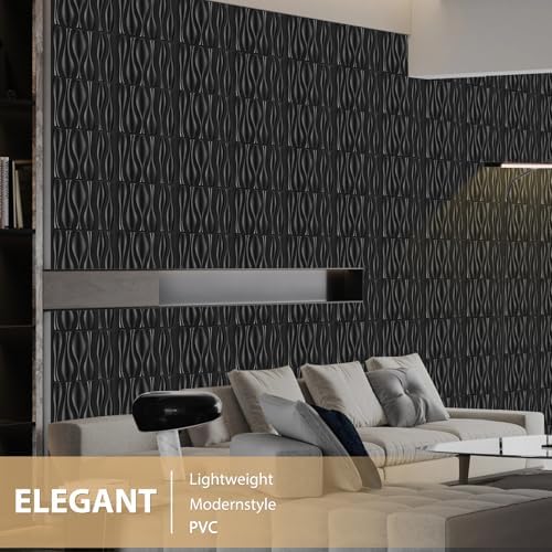 Heikki 30 Pack 3D Wall Panel for Interior Wall Décor, PVC Flower Textured Wall - Image 5