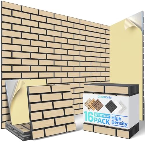 Self-Adhesive Acoustic Panels High Density Sound Proof Foam Panels by Unknown