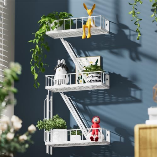Fire Escape Shelf- New York Industrial Metal Shelf - Image 6