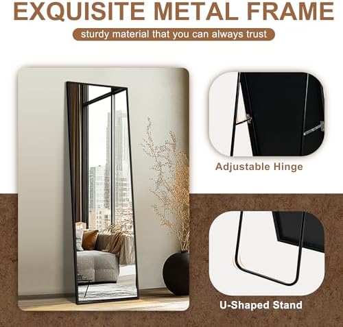 Delma Full Length Mirror with Stand - Image 4