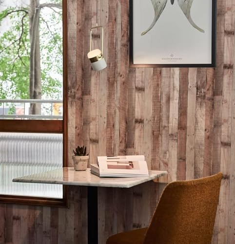 Yun-aeon Natural Wood-Cinnamon Contact Paper Peel and Stick Wallpaper - Image 2