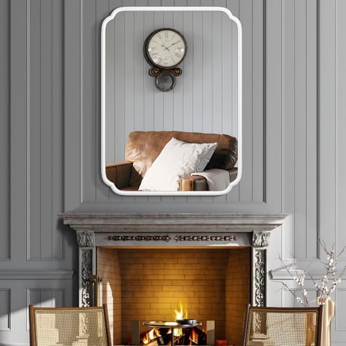 Ferytange White Bathroom Vanity Mirror - Image 4