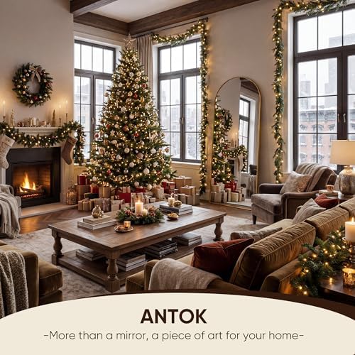 Antok 71" x26” Arched Full Length Mirror, Floor Mirror - Image 4