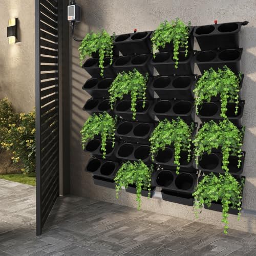 Living Wall Planter Indoor Self Watering 56 Pots Vertical Garden - Image 7