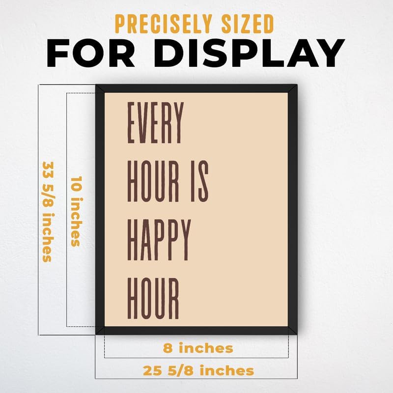 InkFlow Posters Every Hour Happy Hour Canvas Poster - Image 3