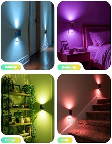 VOLISUN Led Night Light Plug into Wall, 6 RGB Night Lights - Image 6