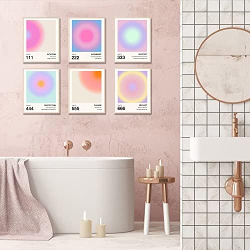 Aura Angel Numbers Poster, Colorful Gradient Posters - Image 3