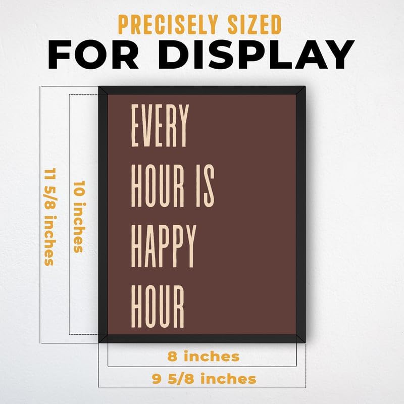 InkFlow Posters Every Hour Happy Hour Canvas Poster - Image 3
