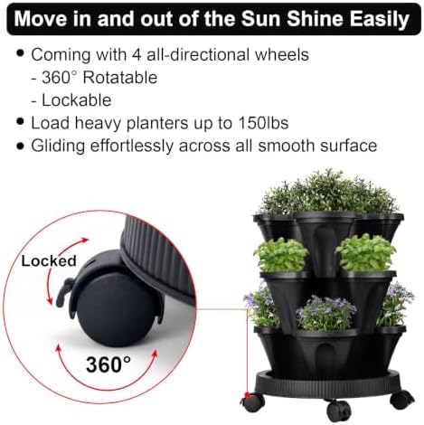 GameXcel Vertical Planter Tower - Image 4