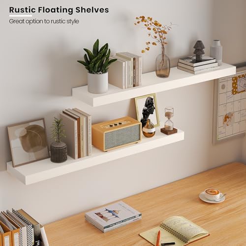 Vivelove Wooden Floating Shelves - Image 2