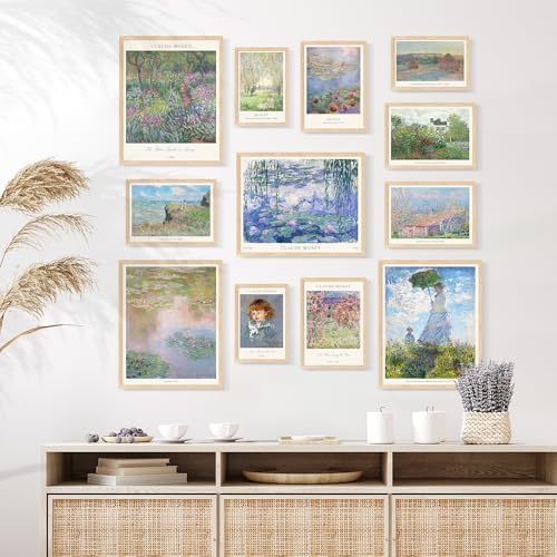 CAZZIRA Claude Monet Wall Art Prints, Unframed Gallery Decor - Image 7