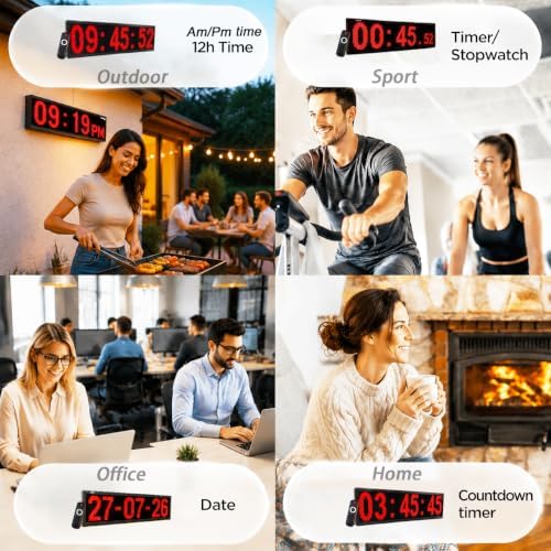 XW big oversized clock/timer 28", indoor and outoor use, - Image 3