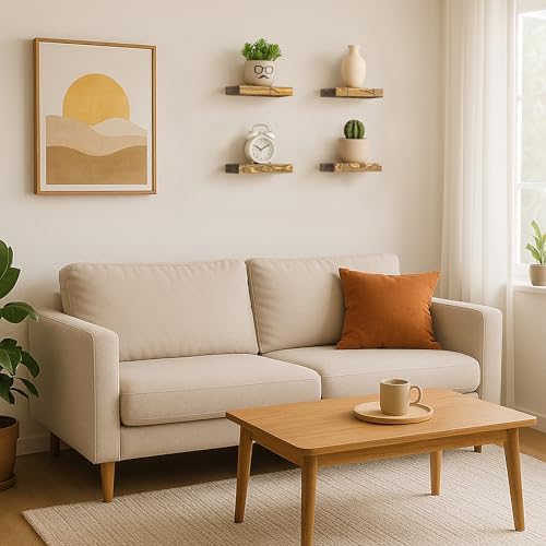 BGMG Small Wood Floating Shelves - Image 2