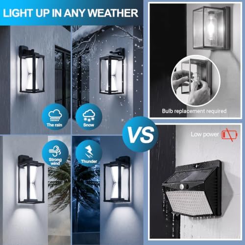 Outdoor Wall Light LED 30W Black Exterior Lighting Fixture - Image 2