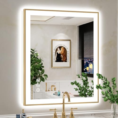 36x30 LED Bathroom Mirror with Lights by YEELAIT