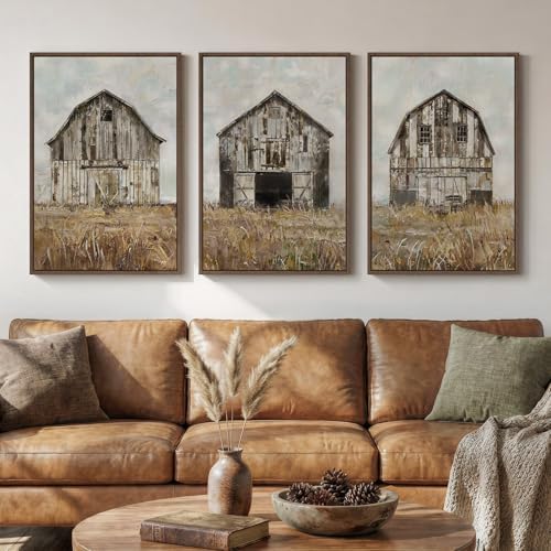 Large Framed Farmhouse Wall Art by Cuspin