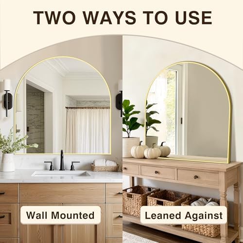 Arched Bathroom Vanity Mirror for Over Sink - Image 6