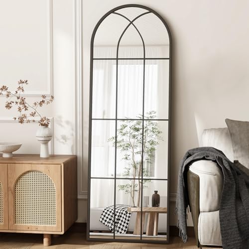 65"x 22" Arched Full Length Window Wall Mirror, Winndow Pane Mirror, Farmhouse - Image 2