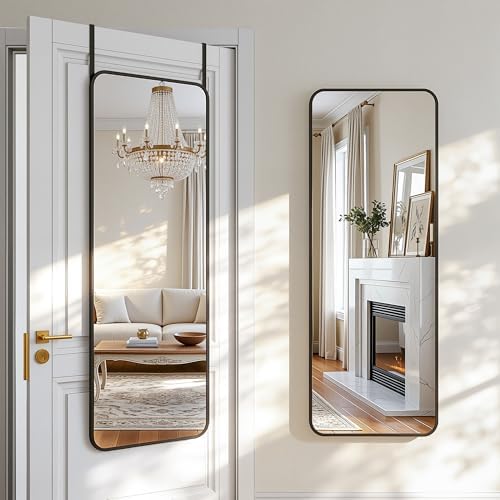 Antok 58" x 20" Full Length Over-the-Door Mirror, Hanging Mirror - Image 2
