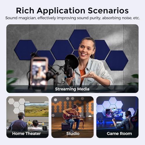 Self-Adhesive Acoustic Panels, 2nd Generation Sound Absorbing Panel, - Image 6