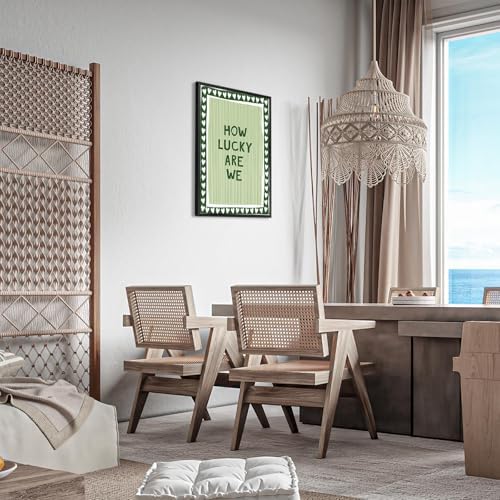 How Lucky Are We Poster Canvas, 12X18 Unframed - Image 3