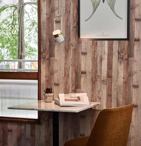 Yun-aeon Natural Wood-Cinnamon Contact Paper Peel and Stick Wallpaper - Image 2
