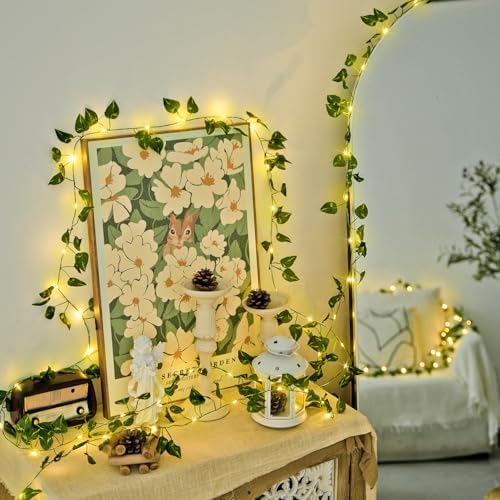 JMEXSUSS 33Ft Vines with Lights Battery Operated, 100 LED - Image 7