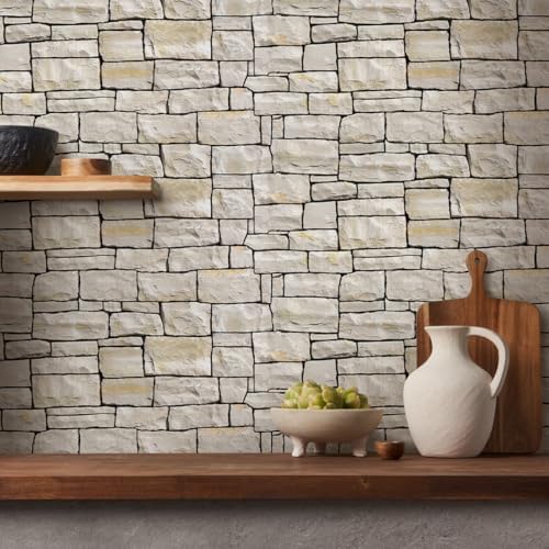 COMSTICKC 3D Peel and Stick Faux Stone Wall Panels - Image 6